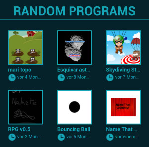 Pocket Code Random Programs